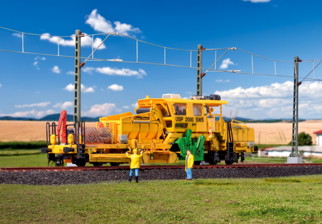 kibri 16060 Schotterverteilmaschine und Profiliermaschine USP2000SWS PLASSER & THEURER Spur H0