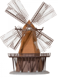 kibri 37302 Windmühle mit Antrieb Funktionsbausatz Spur N