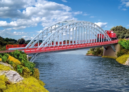 kibri 37669 Weser Brücke Aufbau eingleisig oder zweigleisig Spur N / Z
