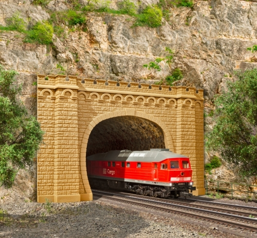 Vollmer 42506 Tunnelportal Moseltal zweigleisig 2 Stück Spur H0