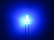 Tower LED lang 2mm blau diffus blinkend 1,8Hz