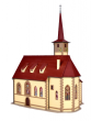 Vollmer 43769 Dorfkirche Ditzingen Spur H0