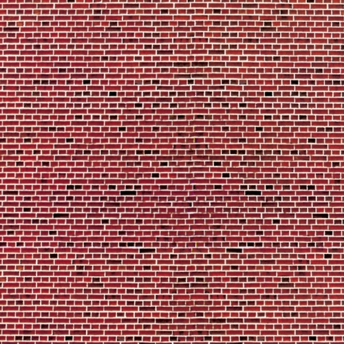 Vollmer 46042 Mauerplatte Klinker rot aus Karton 25 x 12,5cm Spur H0