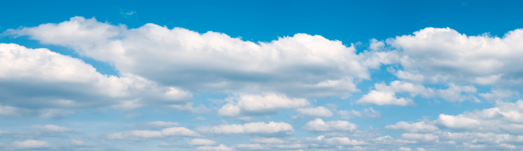 Vollmer 46105 Hintergrundkulisse Wolken vierteilig 266 x 80cm