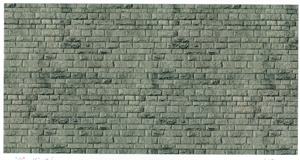 Vollmer 47369 Mauerplatte Porphyr aus Karton 25 x 12,5cm 10 Stück Spur N