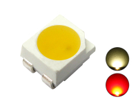 DUO Bi-Color TOP LED SMD 3528 PLCC4 warmweiß / rot
