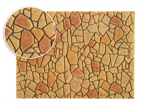 Vollmer 48227 Polygonalplatte aus Steinkunst mediterran 27,5 x 16cm Spur H0