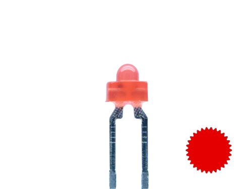 LED 1,8mm rot diffus blinkend 1,8Hz