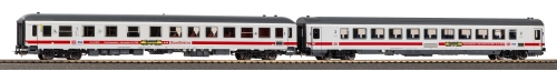 PIKO 97313 2er Set IC Personenwagen Rh 1700 Abschiedsfahrt NS / DB AG VI Spur H0