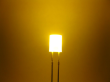 LED Zylinder 5mm diffus gelb
