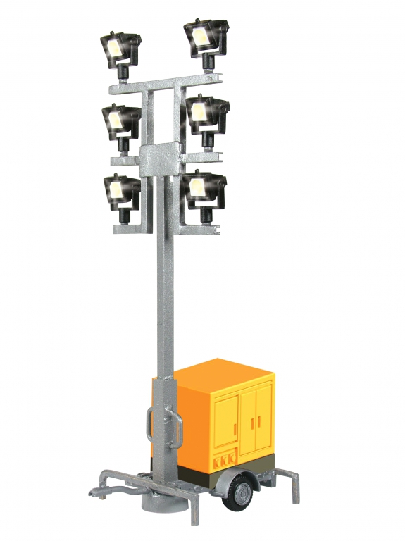 Viessmann 1343 Leuchtgiraffe auf Anhänger mit 6 LEDs weiß Spur H0