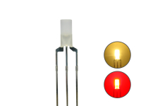 Bi Color 3-Pin diffuse Leuchtdioden Led Gehäuse 10 Stück 3/5mm DUO Leds DIFFUS 