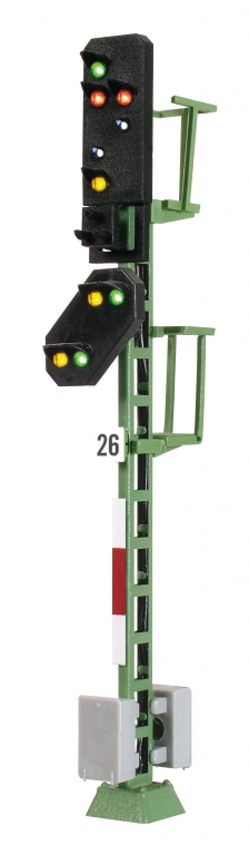 Viessmann 4726 Licht Ausfahrsignal mit Vorsignal und Multiplex Technologie Spur H0