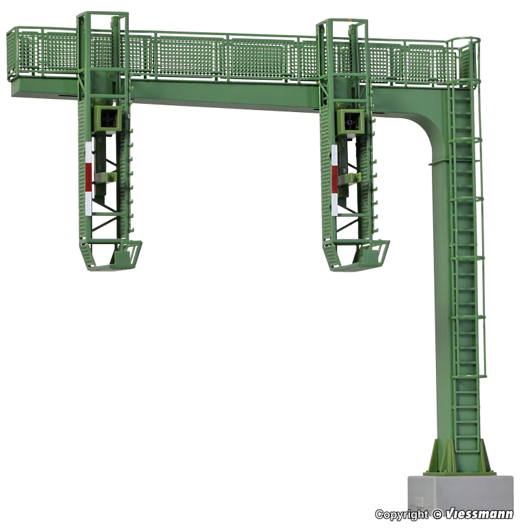 Viessmann 4755 Signalbrücke mit Multiplex Technologie ohne Signalköpfe Spur H0