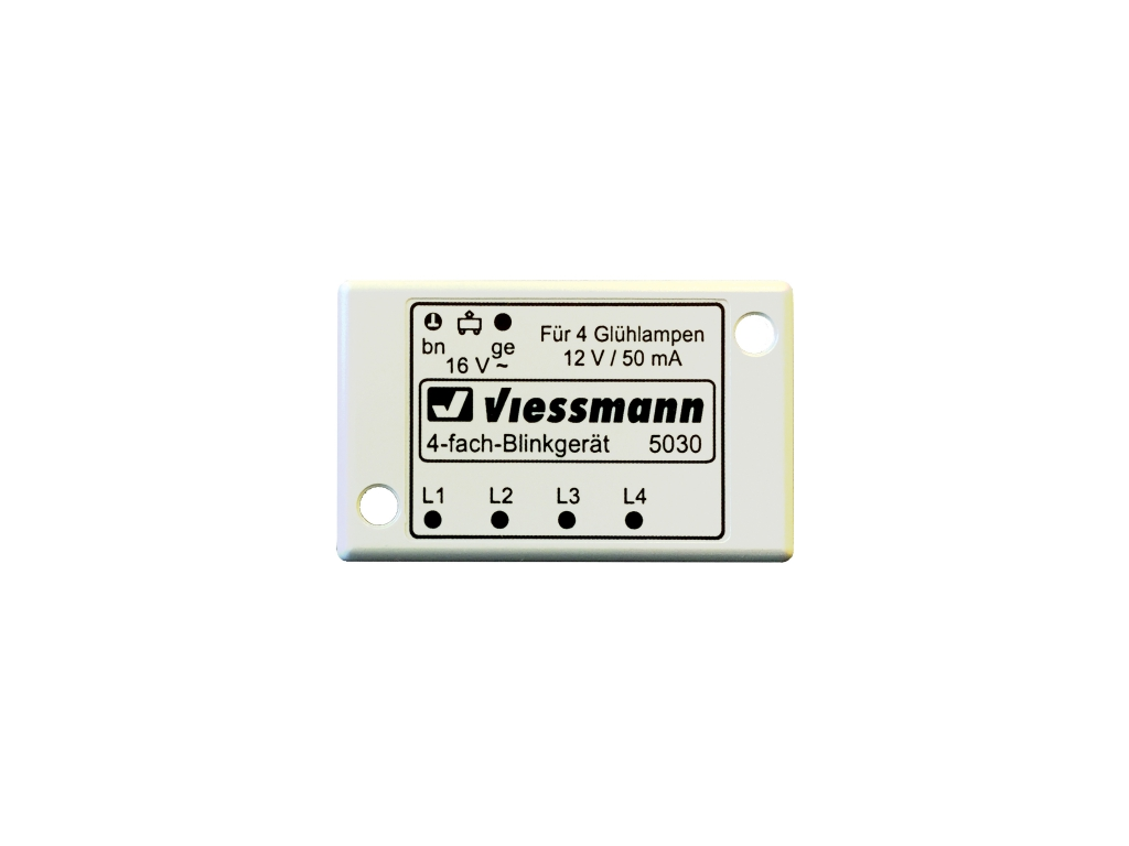 Viessmann 5030 Vierfach Blink Elektronik Spur H0