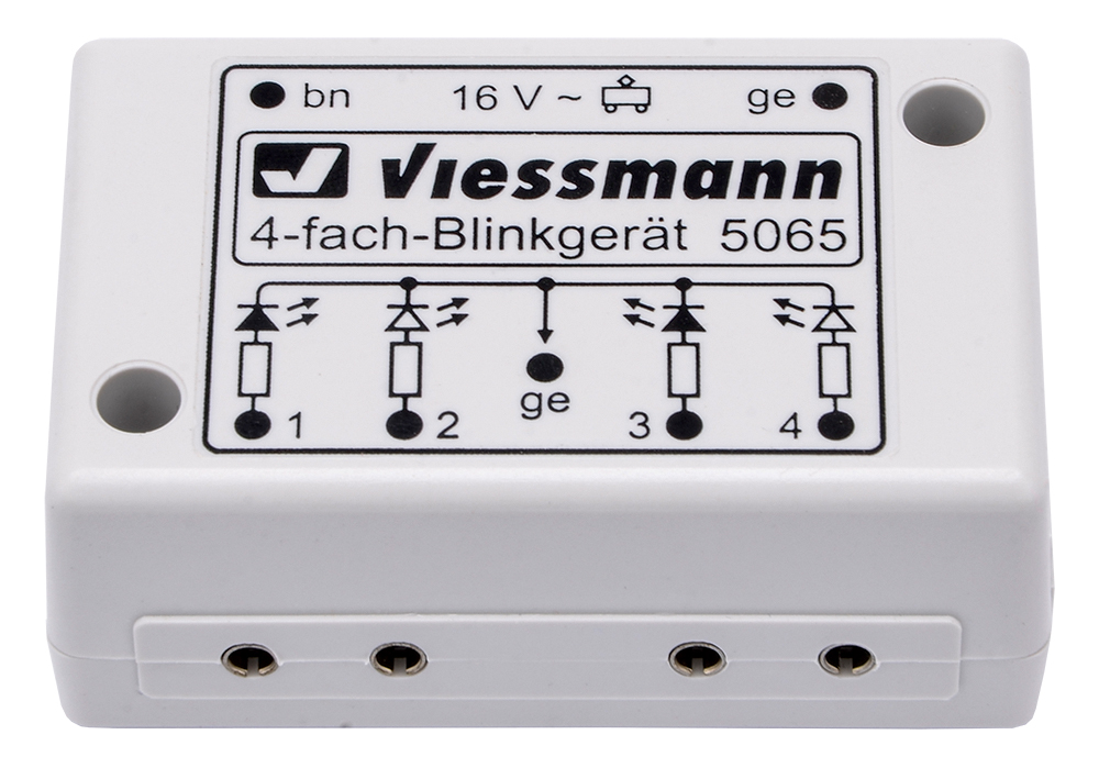 Viessmann 5065 Vierfach Blink Elektronik für Andreaskreuze