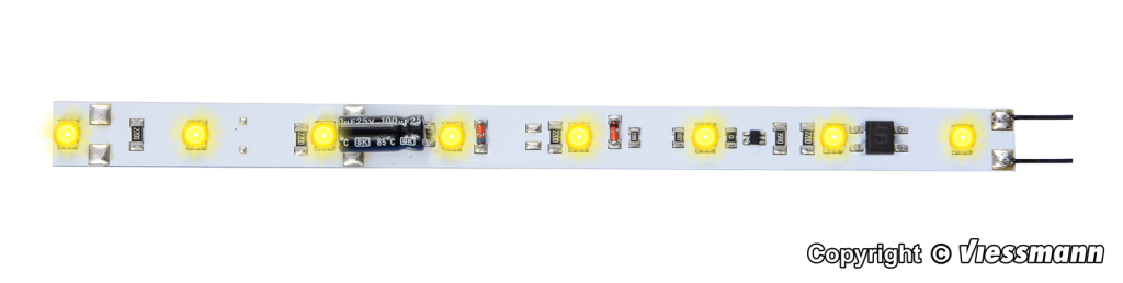 Viessmann 5092 Waggon Innenbeleuchtung 8 LEDs warmweiß Spur H0 TT N