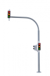 Viessmann 5094 Bogenampel mit Fußgängerampel und LEDs 2 Stück Spur H0