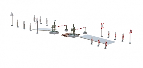 Viessmann 5100 Bahnschranke vollautomatisch Spur H0