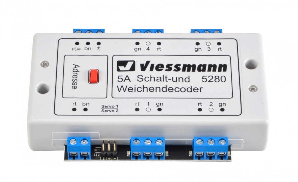 Viessmann 5280 Multiprotokoll Schalt und Weichen Decoder