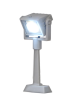 Viessmann 6334 Flutlichtstrahler mit Wandbefestigung LED weiß Spur H0