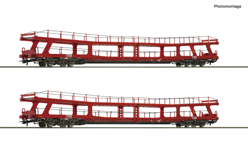 ROCO 6600105 2-tlg. Set: Autotransportwagen Spur H0