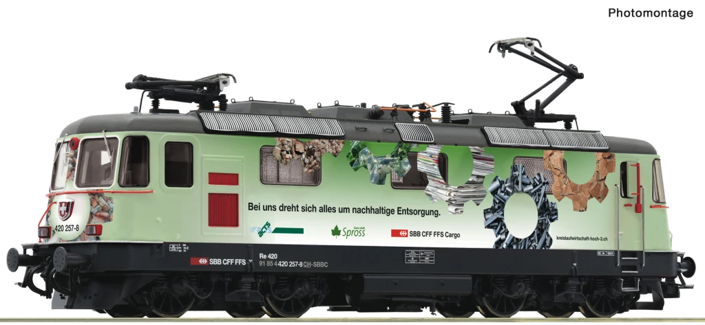 ROCO 71416 Elektrolokomotive Re 420 257-8 SBB Cargo Spur H0