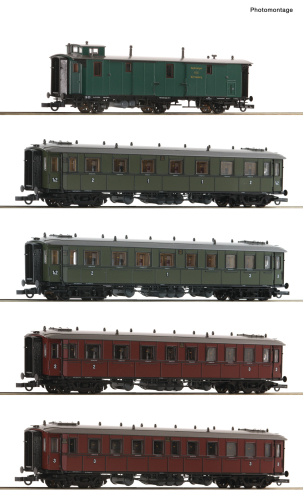 ROCO 6200076 5-tlg. Set: Schnellzug Spur H0