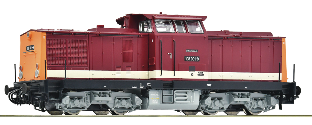 ROCO 70817 Diesellokomotive 108 001-9 DR Spur H0