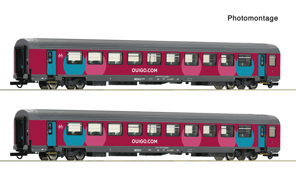 ROCO 6200024 2-tlg. Set 1: Corailwagen Spur H0