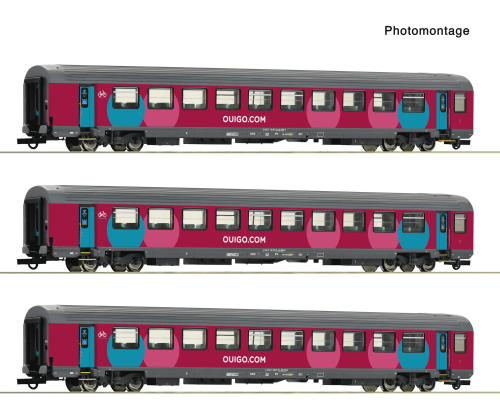 ROCO 6200025 3-tlg. Set 1: Corailwagen Spur H0