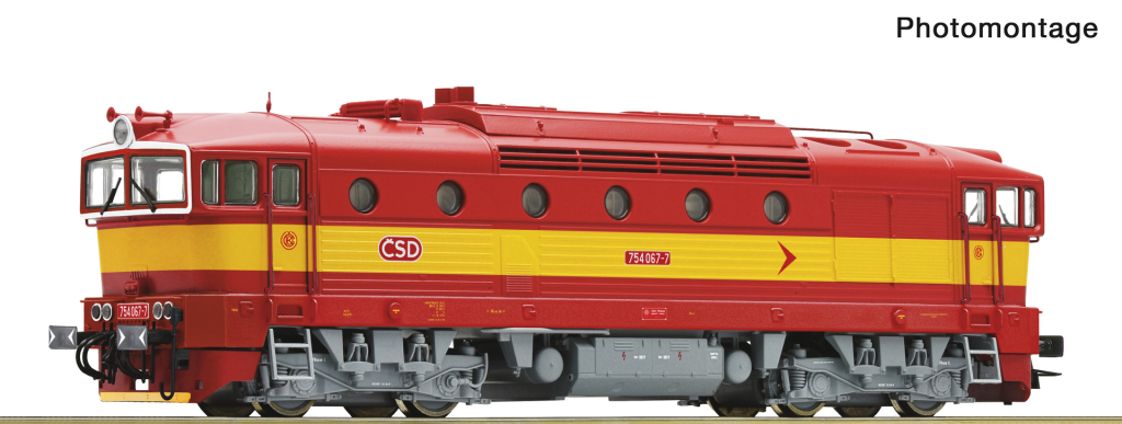 ROCO 7300055 Diesellokomotive 754 067-7 Spur H0