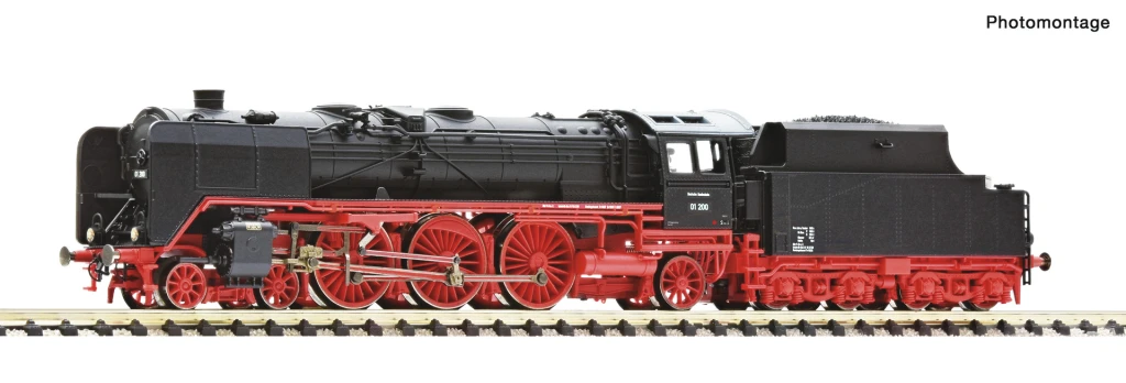 Fleischmann 714572 Dampflokomotive 01 200 DB Spur N