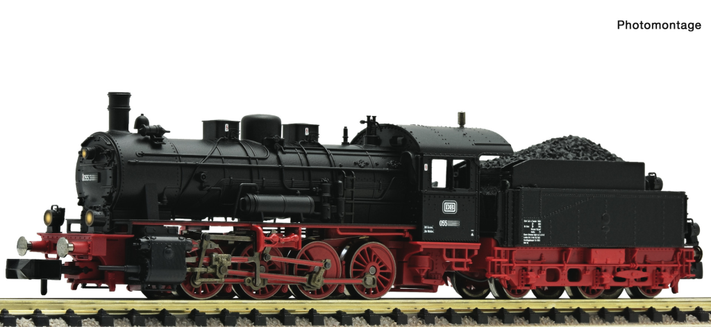 Fleischmann 7170017 Dampflokomotive 055 635-7 DB DCC Spur N