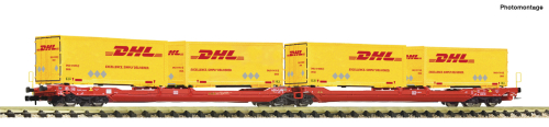 Fleischmann 6660051 Doppeltaschen-Gelenkwagen T3000e DB-AG + DHL WB Spur N