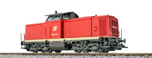 ESU 31574 Diesellok, H0, V100.10, 2048 011 ÖBB, rot, Ep V, Vorbildzustand um 1992, LokSound, Rauch, Kupplung DC/AC Spur H0