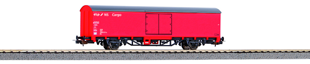 PIKO 98549E4 Gedeckter Güterwagen NS Cargo VI vkrot #4 Spur H0