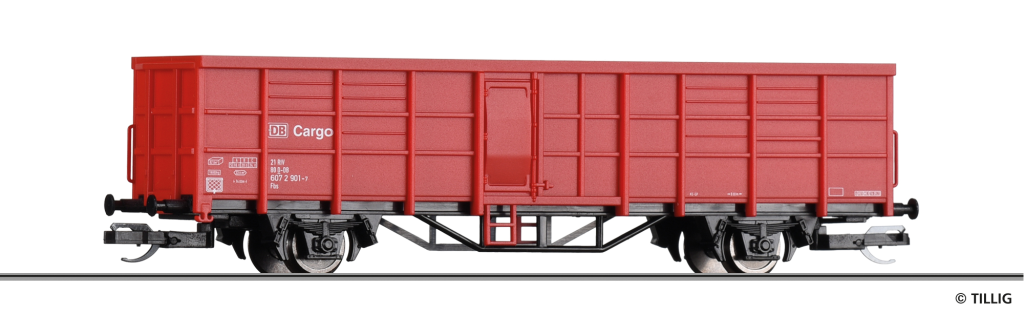 TILLIG 523305 Start-Offener Güterwagen Fbs 4 DB Cargo Ep.VI Spur TT