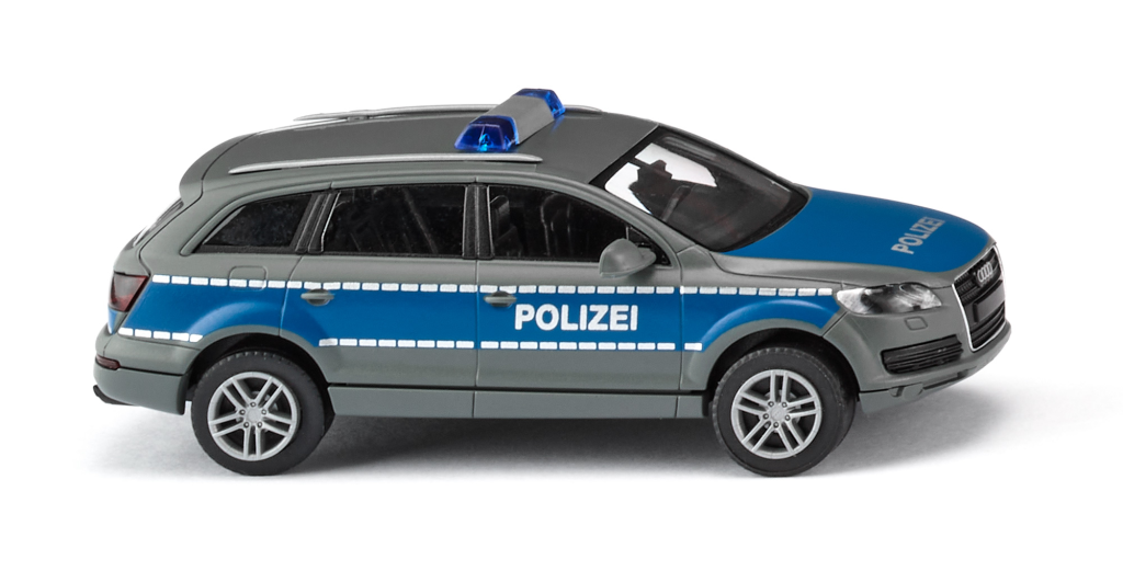 Wiking 013308 Polizei - Audi Q7 Spur H0