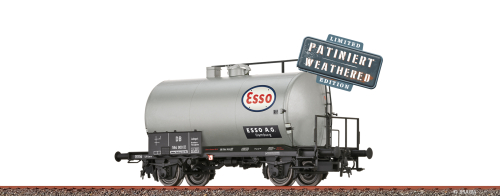 BRAWA 50038 Leichtbaukesselwagen Uerdingen Z [P] "Esso" DB, patiniert Spur H0