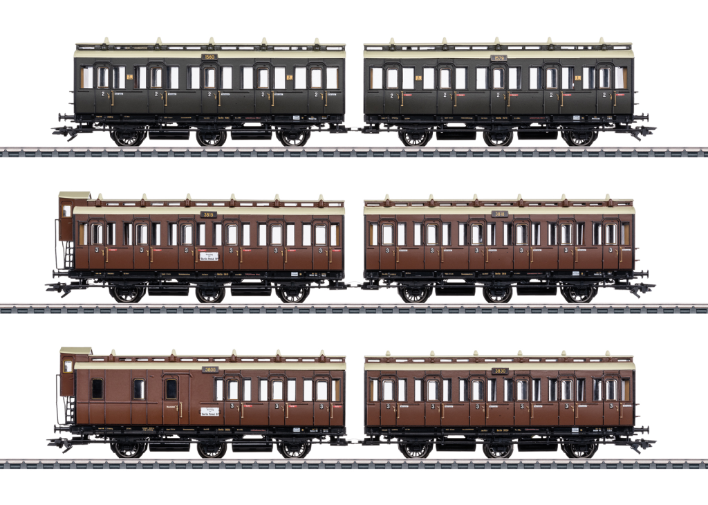 Märklin 042047 Abteilwagen-Set Spur H0