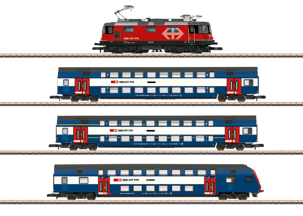 Märklin 081195 Zugpackung Züricher S-Bahn SBB mit Re 420 Spur Z