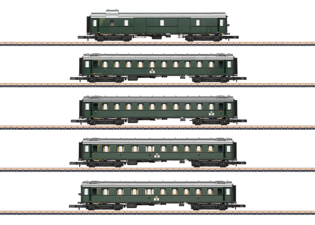 Märklin 087620 Schnellzugwagen-Set der Einheitsbauart 1928 bis 1930 Spur Z