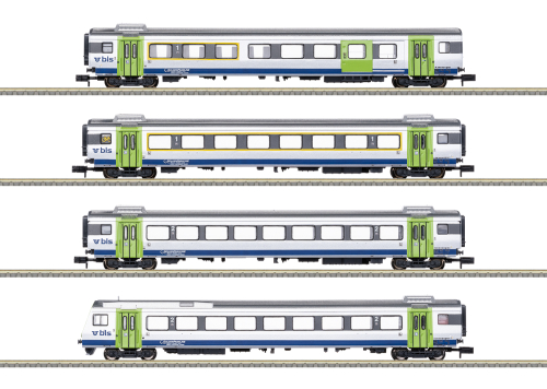 Minitrix T18293 Schnellzugwagen-Set GOLDENPASSLINE Spur N