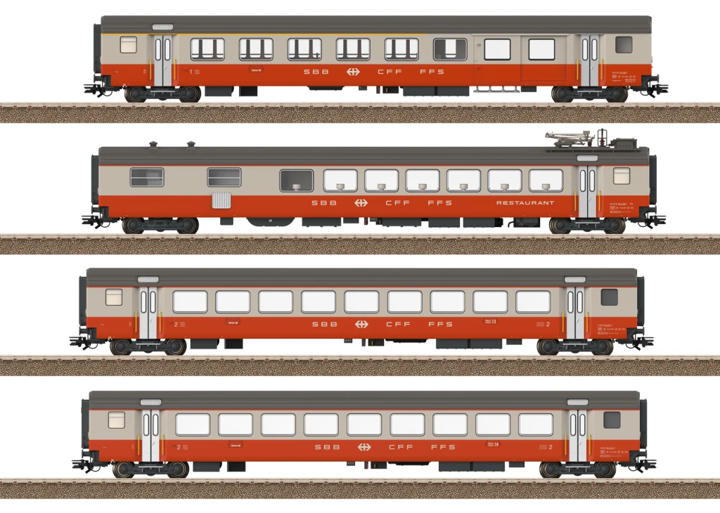 Trix T23690 Personenwagen-Set Swiss Express Spur H0