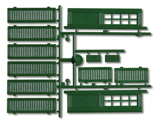 POLA G 333112 Fensterläden und Türen, grün Spur G