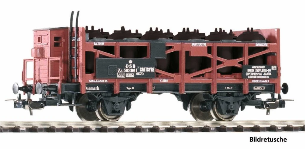 PIKO 24543 Säuretopfwagen Dansk DSB III Spur H0