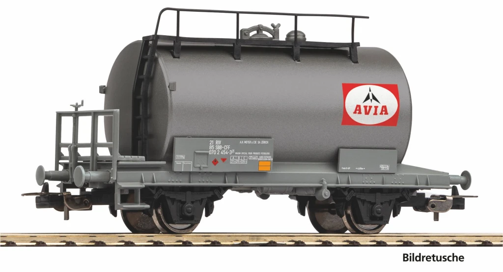 PIKO 27723 2-achsiger Kesselwagen Avia SBB IV Spur H0