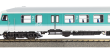 PIKO 28025 Wechselstrom Halberstädter MitteleinstiegsSteuerwagen mintgrün DB AG V Spur H0