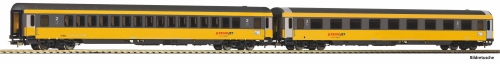 PIKO 28323 2er Set Personenwagen Regiojet VI Spur H0